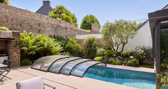 abri piscine elliptik bas