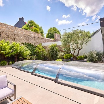Abri de piscine Elliptik Bas