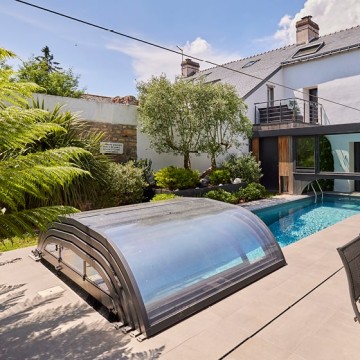 Abri de piscine Elliptik Bas