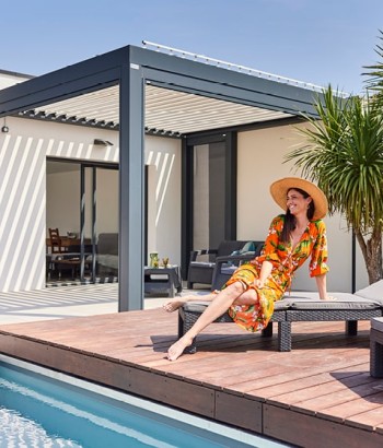Pergola Bioclimatik à lames orientables