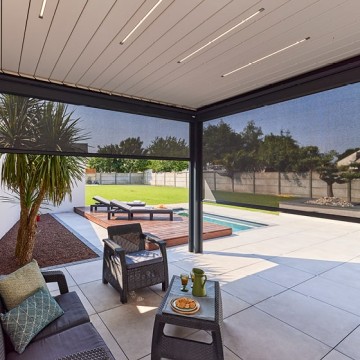 Pergola Bioclimatik à lames orientables