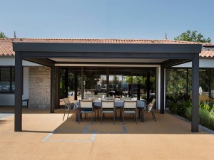 pergola toit plat