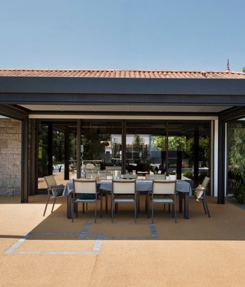 Pergola Toit Plat