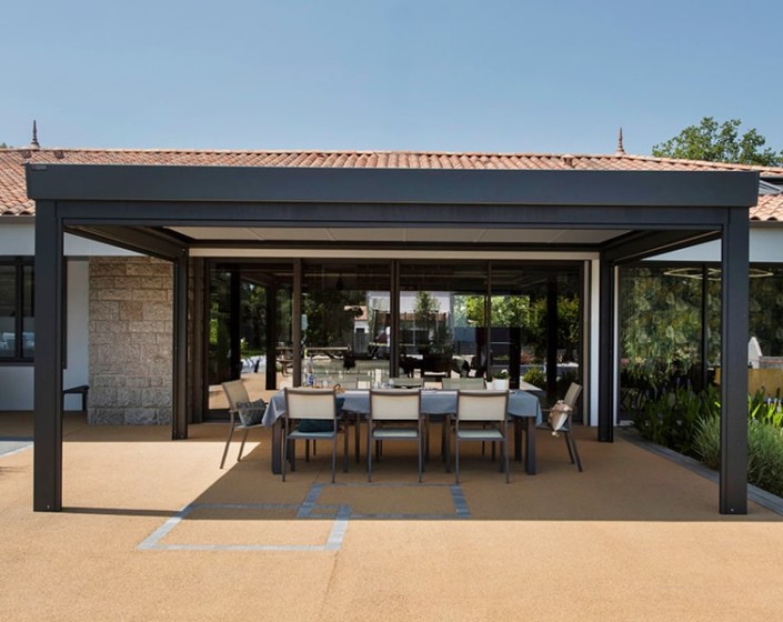 Pergola Toit Plat