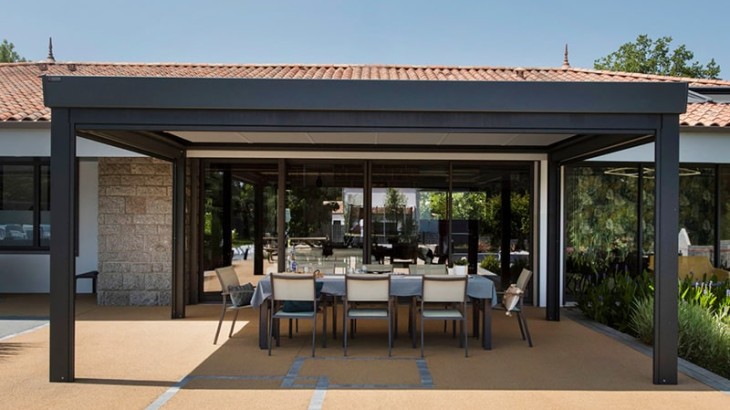 Pergola Toit Plat