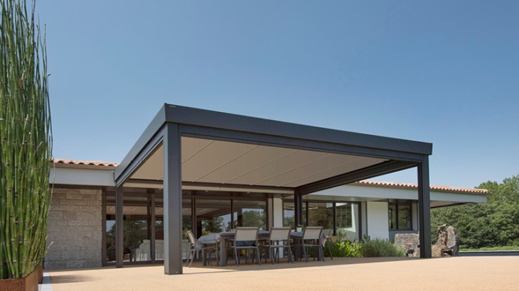 Pergola Toit Plat