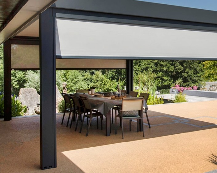 Pergola Toit Plat