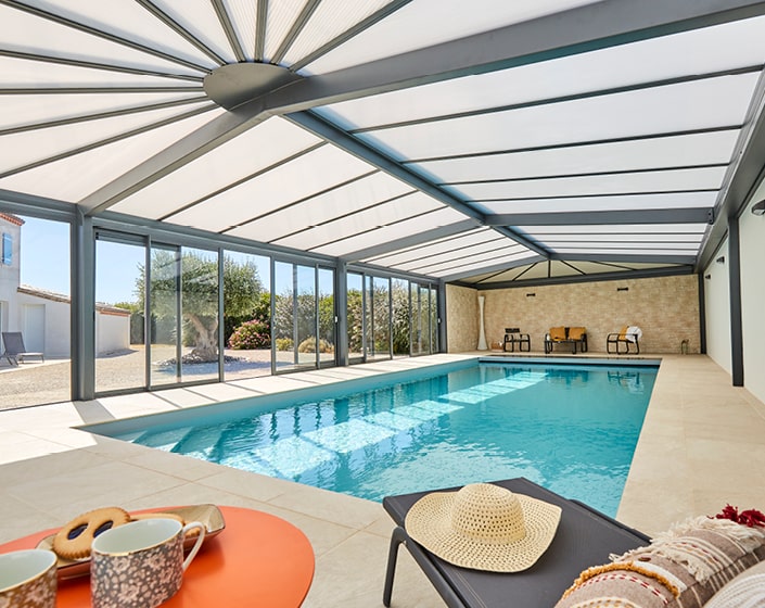 Véranda de Piscine Éléganz Classique