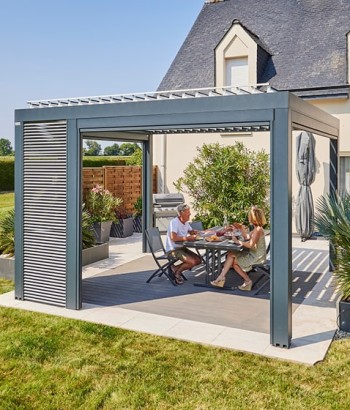 Pergola Bioclimatik à lames orientables