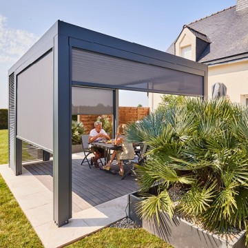 Pergola Bioclimatik à lames orientables
