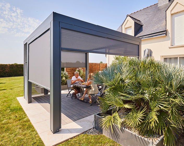 Pergola Bioclimatik à lames orientables