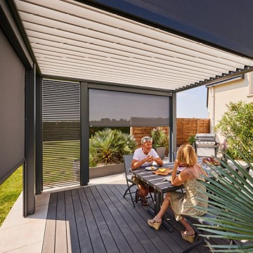 Pergola Bioclimatik à lames orientables