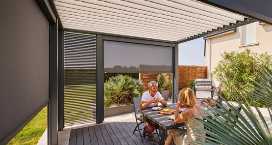 pergola bioclimatique autoportée