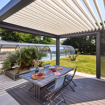 Pergola Bioclimatik à lames orientables