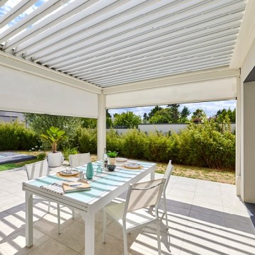Pergola Bioclimatik à lames orientables