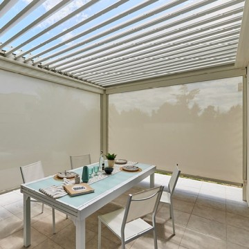 Pergola Bioclimatik à lames orientables