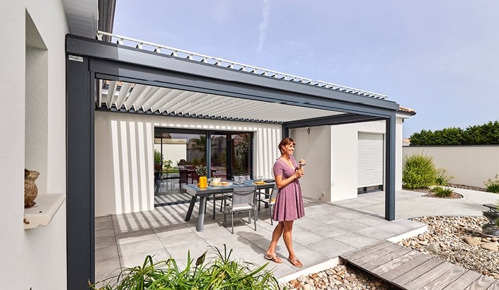 Pergola Bioclimatik à lames orientables