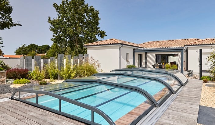 Abri de piscine Elliptik Bas