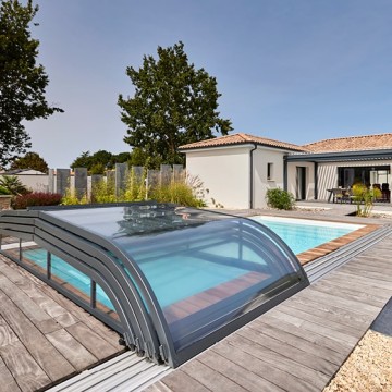 Abri de piscine Elliptik Bas