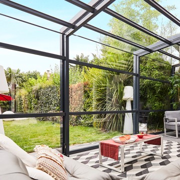 Abri de terrasse Graphik télescopique