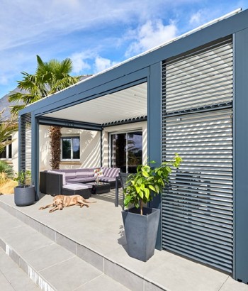 Pergola Bioclimatik à lames orientables