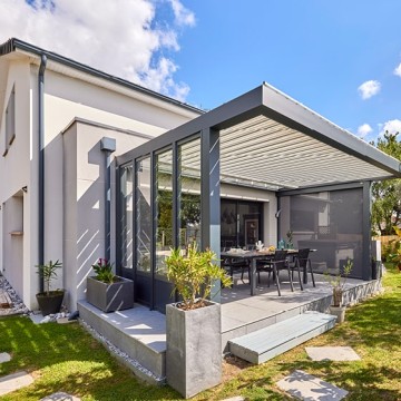 Pergola Bioclimatik à lames orientables