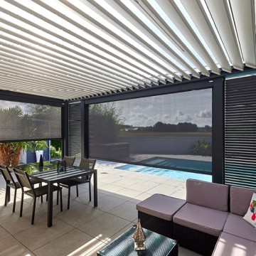 Pergola Bioclimatik à lames orientables