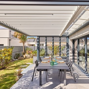 Pergola Bioclimatik à lames orientables