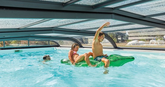 abri de piscine ELLIPTIK bas