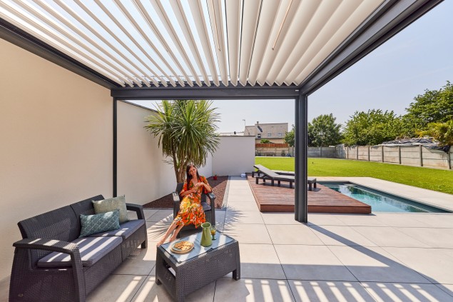 Pergola salon de jardin