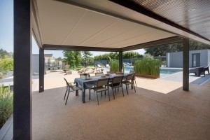 pergola toit plat