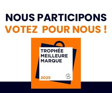 Votez pour nous pour le Trophée Meilleure Marque 2025