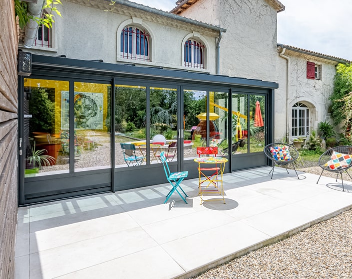 Véranda Architekt Verrière