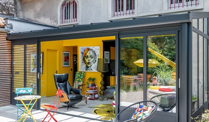 Véranda Architekt Verrière