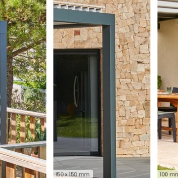 Poteaux pergola