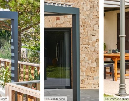 Poteaux pergola