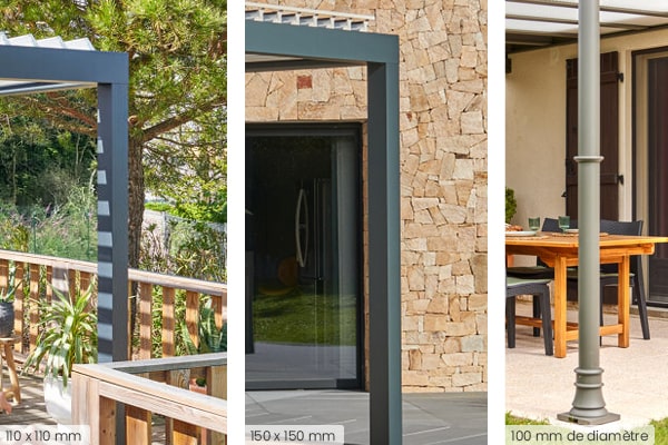 Poteaux pergola