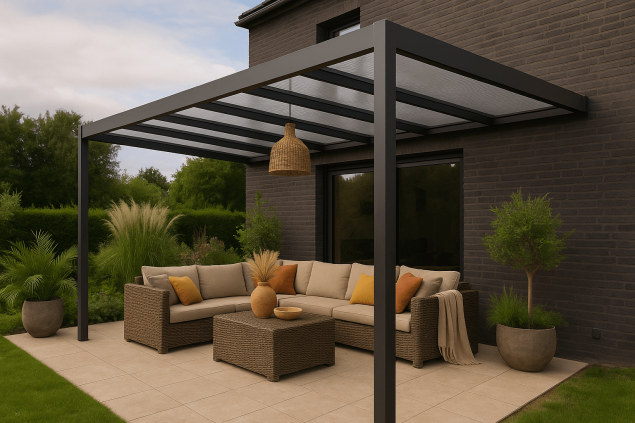 pergola toiture polycarbonate