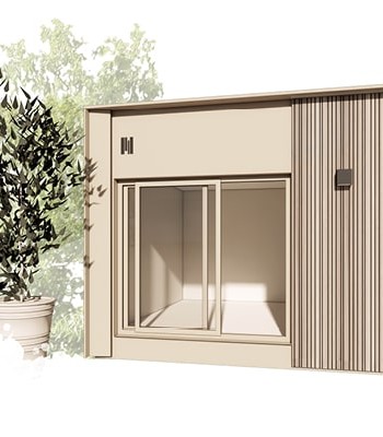 Studio de jardin ORIGAMI "nu" 20 m CONFORT