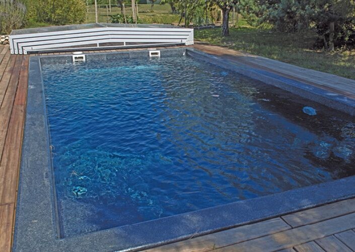 Abri de piscine Triptik Semi-Plat