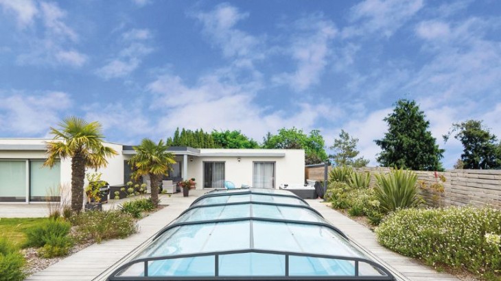 Abri de piscine Elliptik Bas