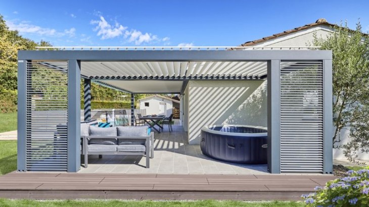 Pergola Spa Bioclimatik à lames orientables