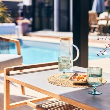 Pool house cuisine d'été