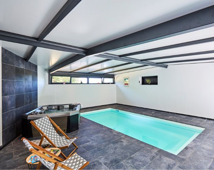 Véranda de Piscine Épure Moderne
