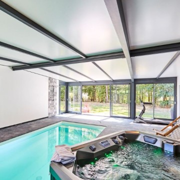 Véranda de Piscine Épure Moderne