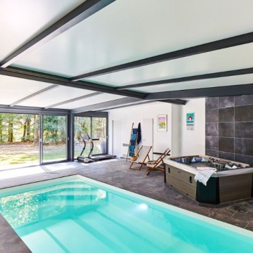 Véranda de Piscine Épure Moderne