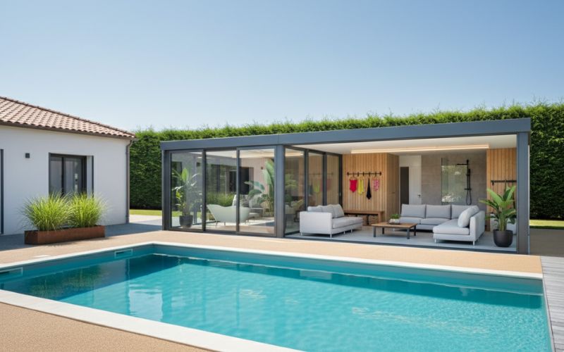 Entretien d’un pool house en aluminium
