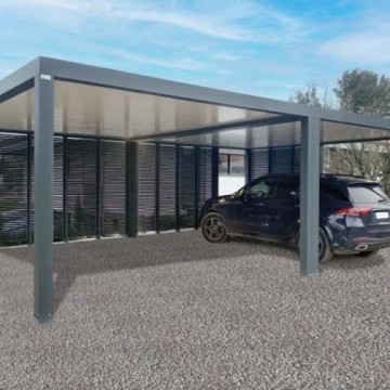 Carport brise-soleil : une fermeture modulable contre le soleil