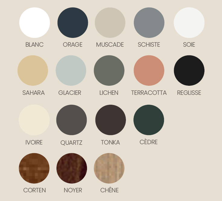 Nouvelles couleurs
