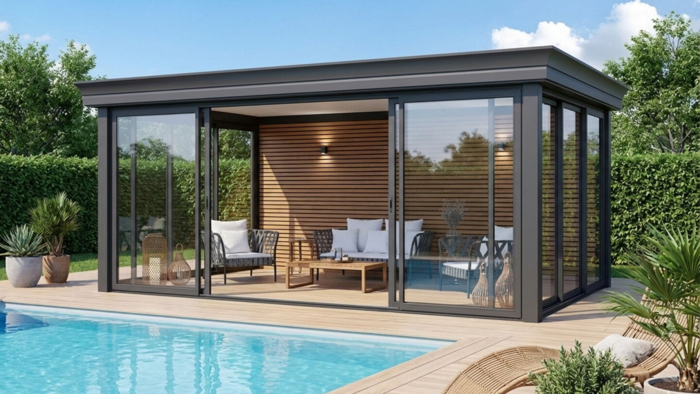 pool house fermé